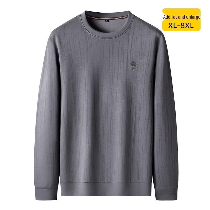 

Dibinze Мужской повседневный свитшот большого размера с круглым вырезом и длинным рукавом 5XL