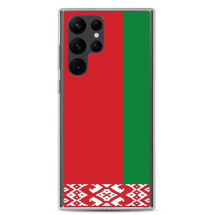 Coque Téléphone - Samsung - Galaxy S22 - Drapeau Biélorussie - Souple - Flerfarget