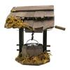 Playing House Fairy Garden Home Decor Outdoor Scene Model Dolls Accessories Miniature Chicken Coop Wood Arch Bridge