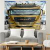 MAN LKW Wandteppich für Schlafzimmer Ästhetische Klassenzimmer Wandteppiche Wandbehang für Wohnzimmer Studentenwohnheim Büro, Ideales Kreatives Geschenk