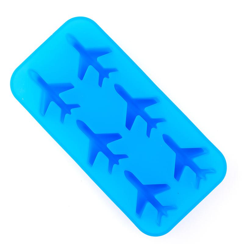 Silikon 3D Flugzeugform Eiswürfelkugelform Eiscremebereiter Schokoladenform