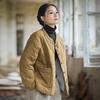 Johnature Women Winter Stand Long Sleeve Coats Warm Pockets Button Women Coats