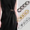 Adjustable No-Sew Waist Tightener Button for Jeans - Women’s Detachable Pin for Size Adjustment from Large To Small
