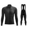 2026 Spring New Team Long Sleeve Cycling Jersey Set MTB Bike Clothing Uniform Men's Thermal Fleece Bicycle Maillot Ropa Ciclismo