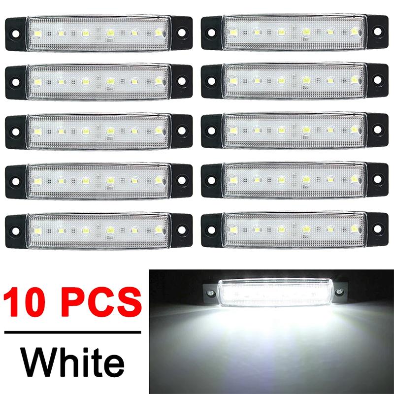 

10 pieces side marker warning lights Indicator light signal light car Signal rear brake warning rear light LED 12V 24V