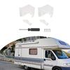Clear Sliding Mirror Door Latches Secure Fit Clear Trailer Door Handle Easy to Use for Trailer Campers Interior Hardware