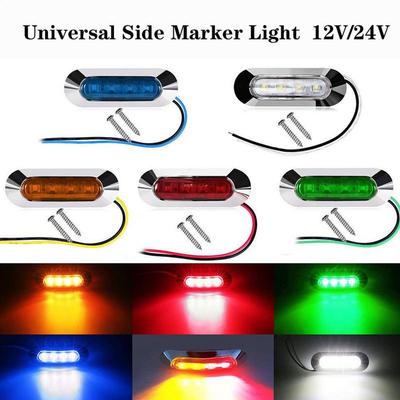 LKW Seitenleuchte 4 LED Hintere Seitenmarkierungs- & Blinkleuchten 12/24V Blinkleuchten LED Seitenmarkierungsleuchten Lampe