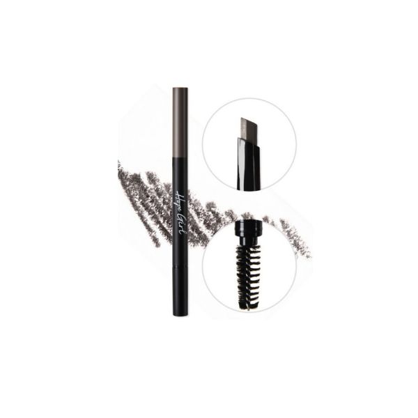 Hope Girl 3D Edge Eyebrow Pencil 0.35g 03 Gray Brown, 02 Real Brown 1ea 03 Gray Brown