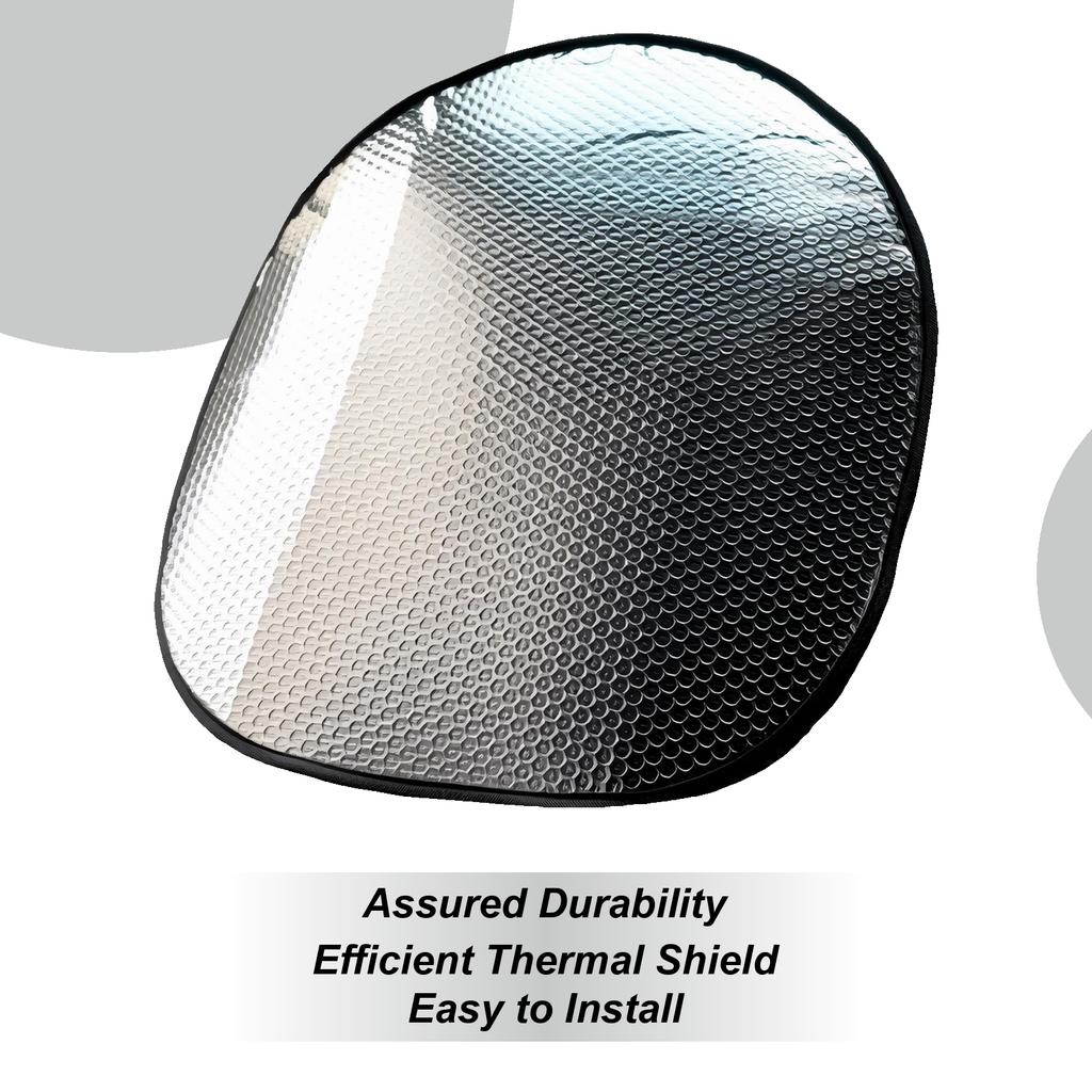 Steering Wheel Sun Shade Foldable Insulation Wrap Waterproof Reflective Steering Wheel Cover For Parking Driving Travel Summer