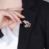 Fashion Diamond Full Diamond Crystal Butterfly Brooch Alloy Women'S Pin Clothing Accessories