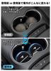 HUDIY Car Silicone Coaster for Toyota Harrier 80 Resin Silver 68mm 4mm Car Gift Pair of Series, Coated, Logo, Black, Diameter, Thickness, Slim,