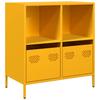 Sideboard Mustard Yellow 68 x 39 x 73.5 cm Cold Rolled Steel