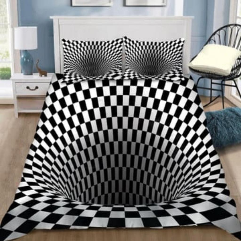 Tmarc Tee D Magic Bedding Cover Suit Comforter Duvet Cover Set Home Textiles