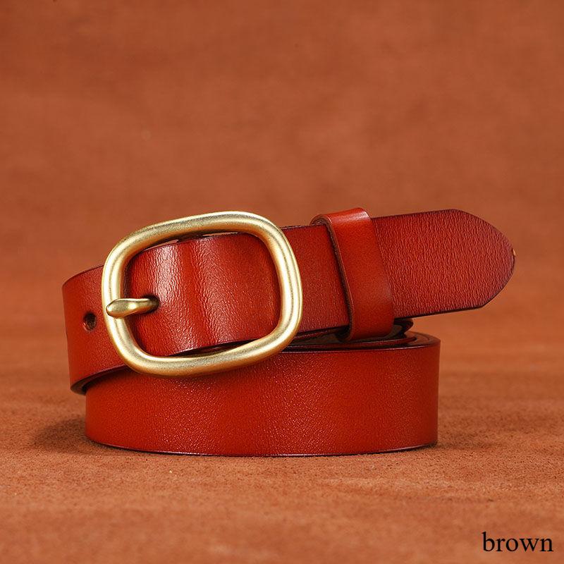 Women's Belt Pin Buckle Belt Versatile Trendy Korean Style Casual Belt