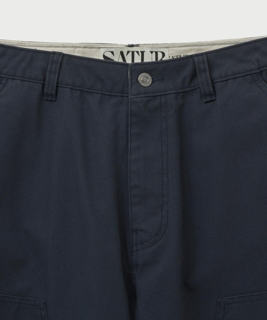 Seteo Double Knee Carpenter Pants Navy