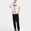 New FILA x M.C.ESCHER HERITAGE SS25 T Shirt Men's Cloud White Color F11M538130F-WT
