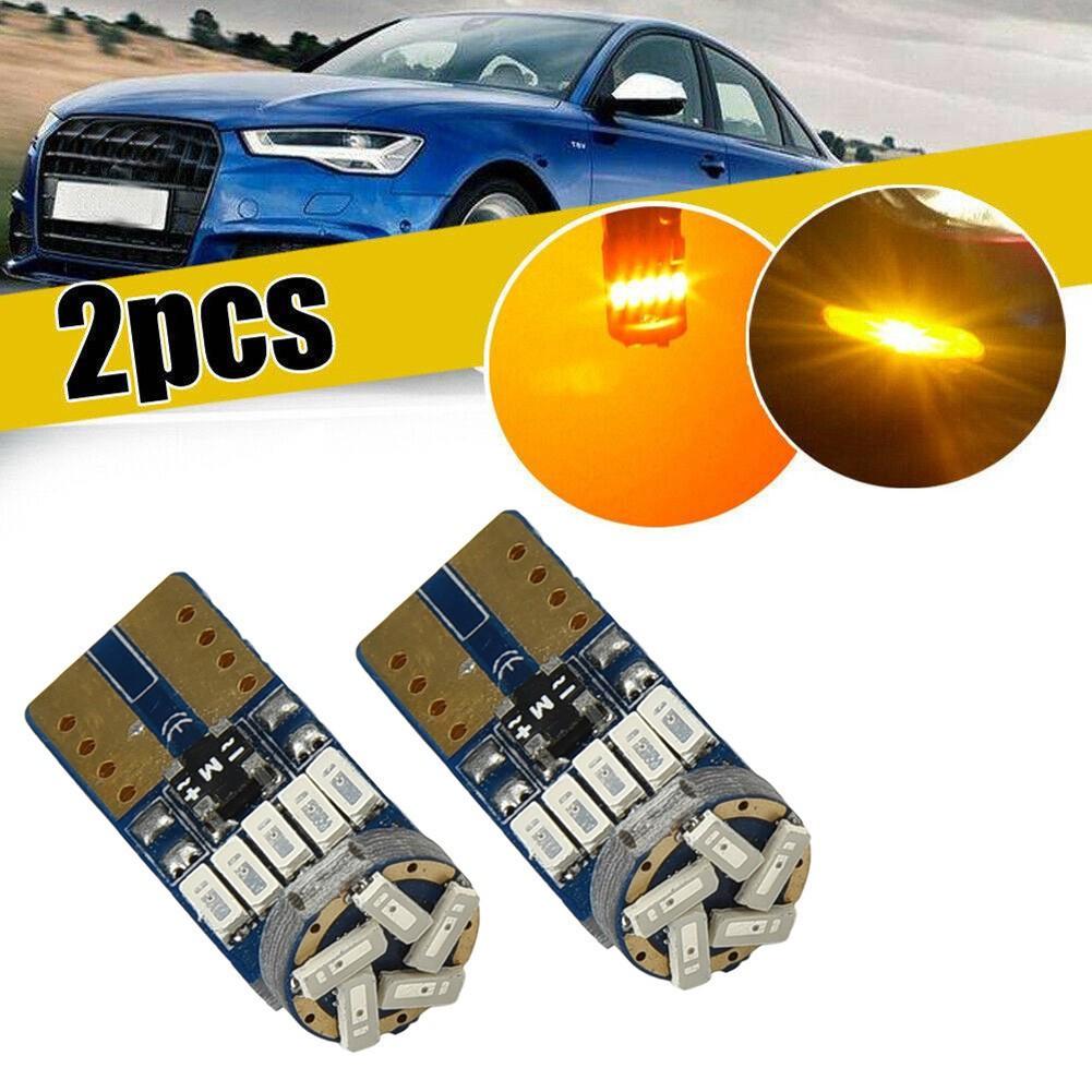 

2PCS LED Light Bulb 3000K 4014 Canbus Lamp Parking