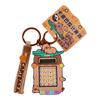 2025 New Capibala Calculator Keychain Cute Cartoon Capybara Keychain Student Backpack Pendant School Season Small Gift