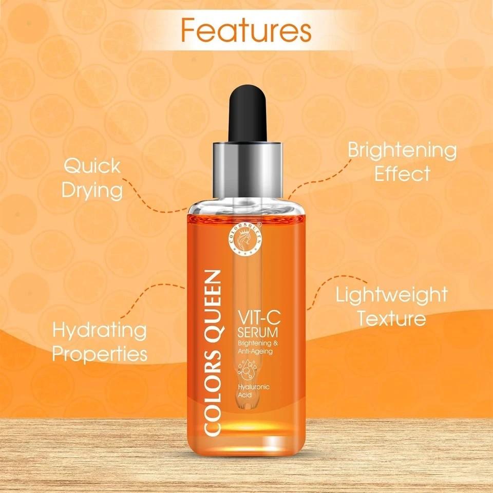Colors Queen Vitamin C Gesichtsserum Zur Hautaufhellung 30ml