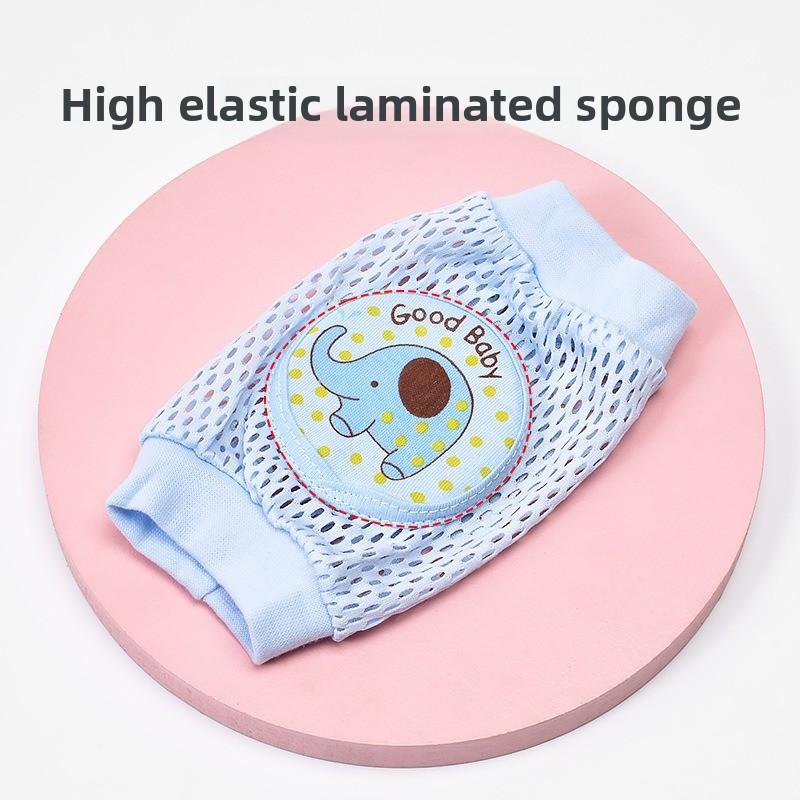 Baby Knee Pads 1 Pair - Thin Summer Crawling Protection, Anti-Fall Learning To Walk Gear for Infants & Toddlers