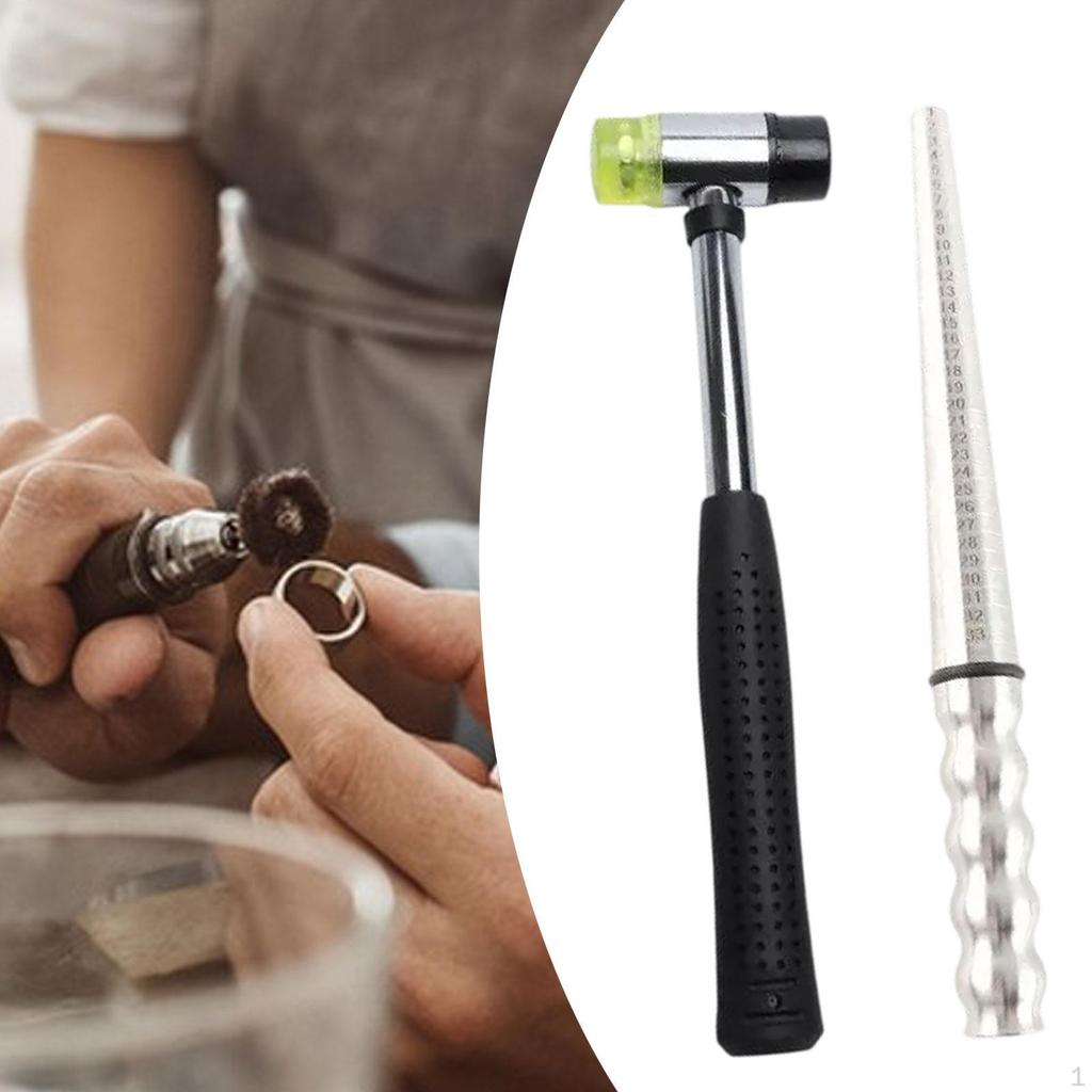 Schmuck Ring Dorn Sizer Messwerkzeug Metall Reparatur DIY 106 Zoll Robuster Draht Vermesser Praktisch