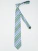 Gestreiftes Krawatten-, Einstecktuch- und Manschettenknöpfe-Set - Business Formal, 8,5 cm breit, Anzugzubehör