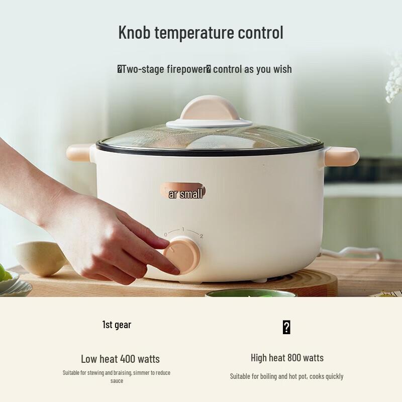 BEAR 3L Multi-functional Electric Cooking Pot CN Plug (adapter Included)