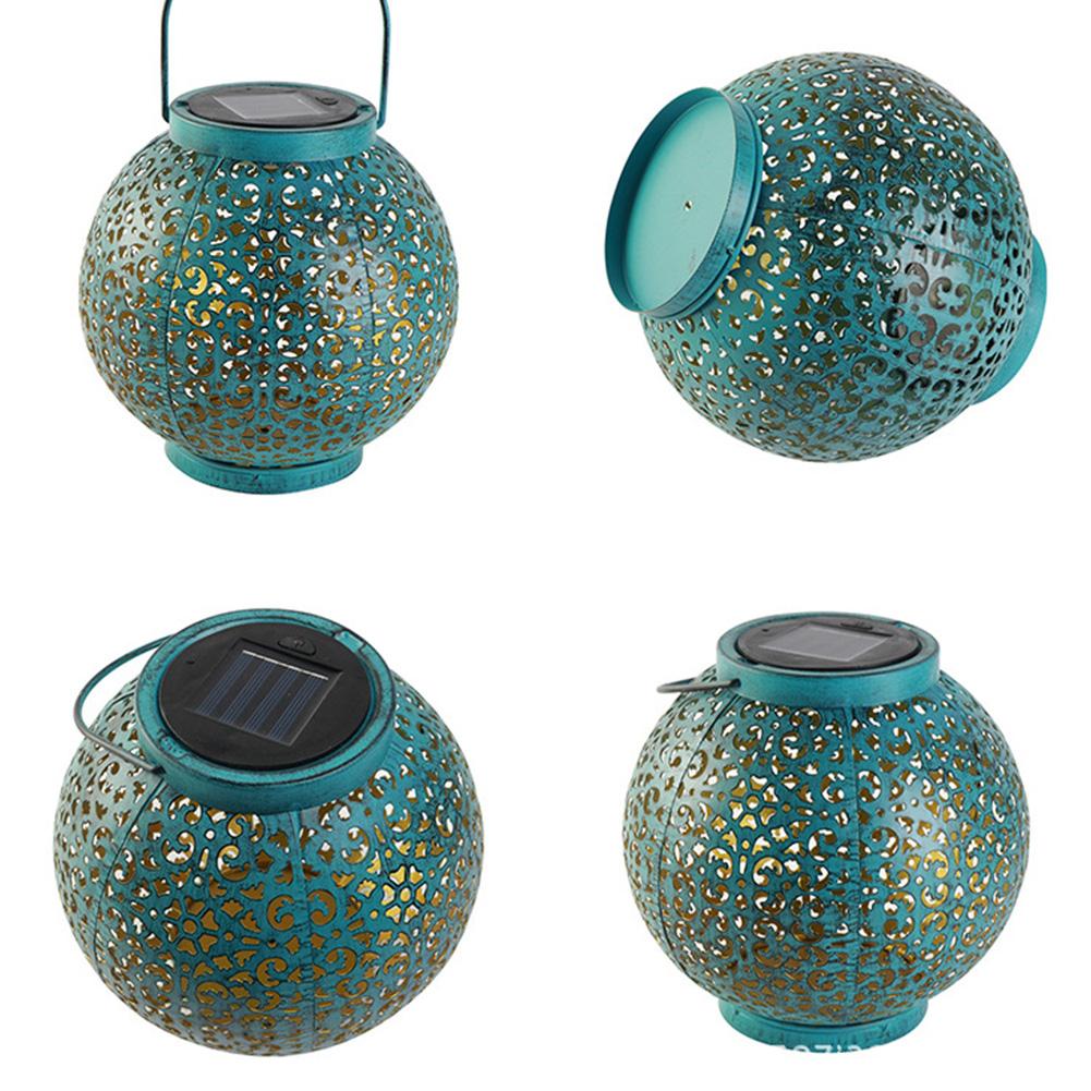 Kolip Outdoor Solar Hanging Lantern Lights, Auto On/Off Waterproof Metal LED Solar Powered Garden Lamp For Patio Backyard