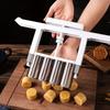 Snadno lisovatelný výrobník měsíčních koláčků, 1 ks, Perfektní na broskvový koláč, koláčky z fazolí mungo, Pečicí nástroj se snadným vyjímáním s nastavitelným rozdělovačem náplně 20-100G