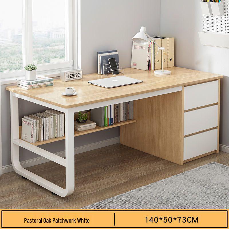 Simple Student Writing Desk with Drawer - Home Office Study Table