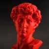 Dropship David Statue Bust Head Sculpture Cheap Red Blue White Resin the David Bust