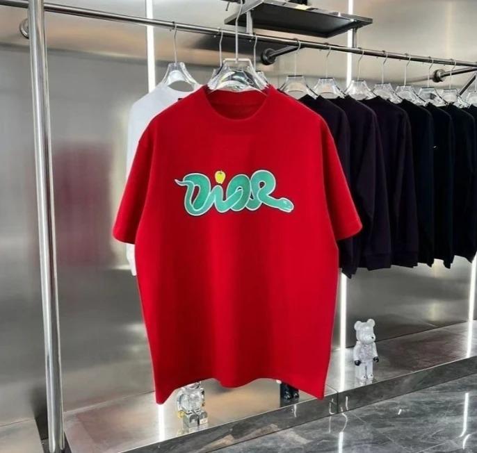 2026 Spring_Summer New Style Trendy Snake Animal Letter Printed Casual Loose Cotton Short Sleeves for women T-shirt