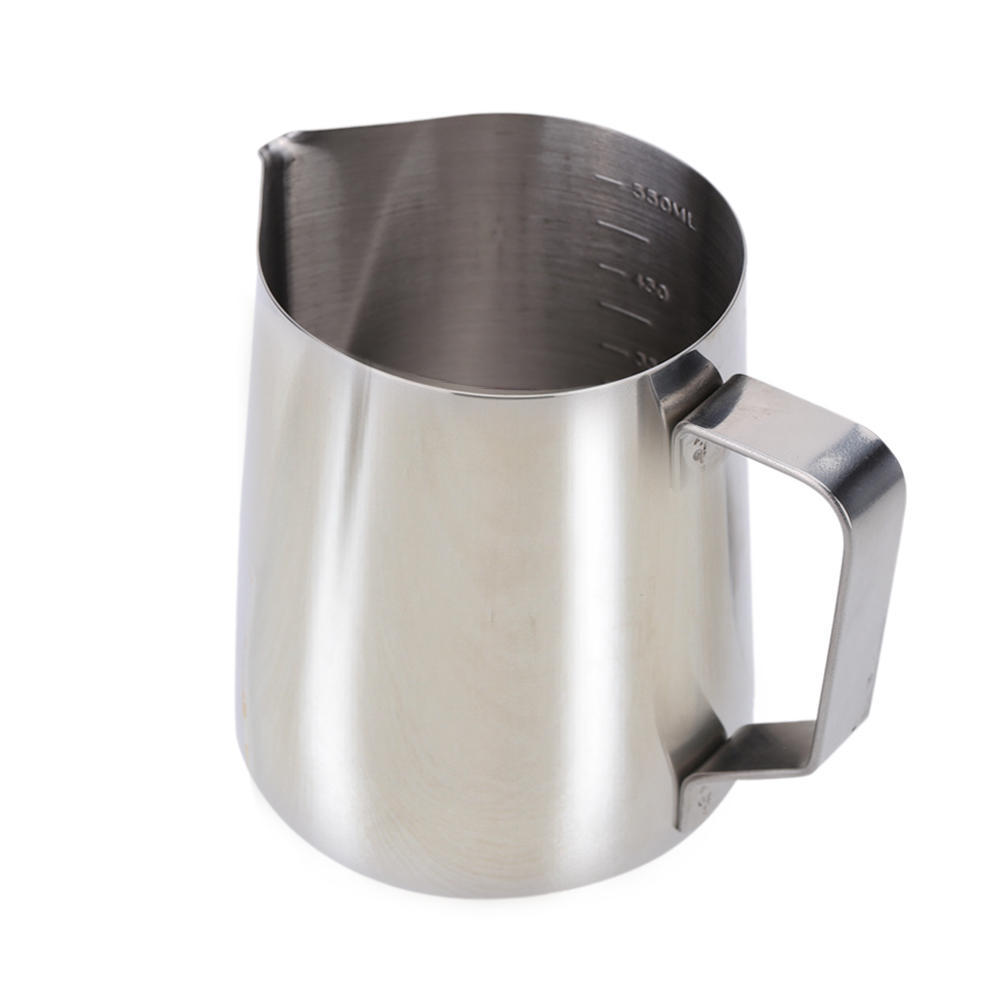 Duokon Milchk/ännchen 600ml Edelstahl Messbecher Becher Milchschaum Krug Krug f/ür Latte Coffee Art