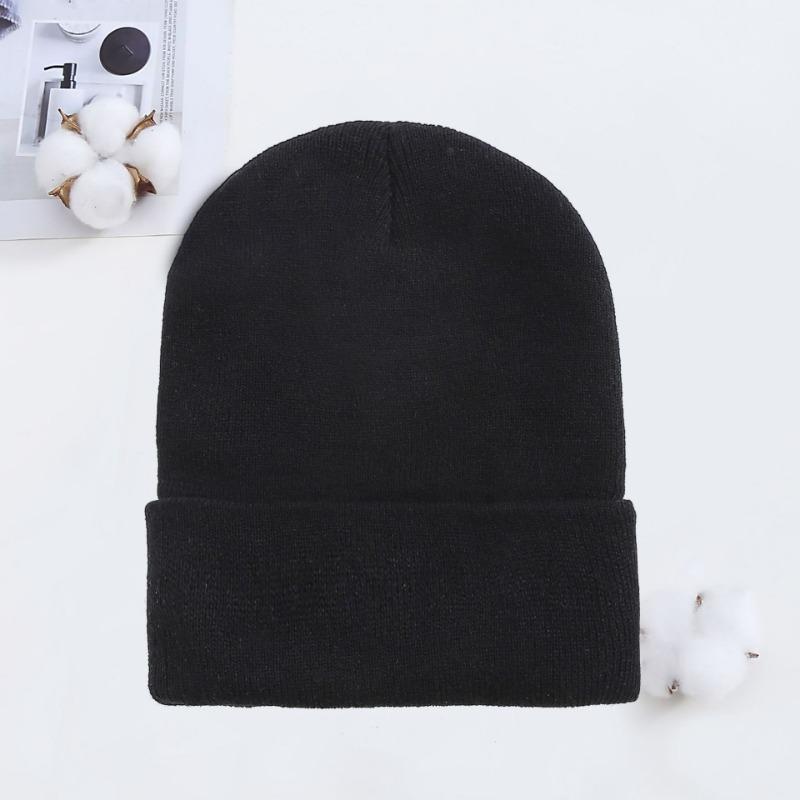 Knitted hats Versatile cold-proof autumn and winter hats Women's wool hats Knitted hats Men's