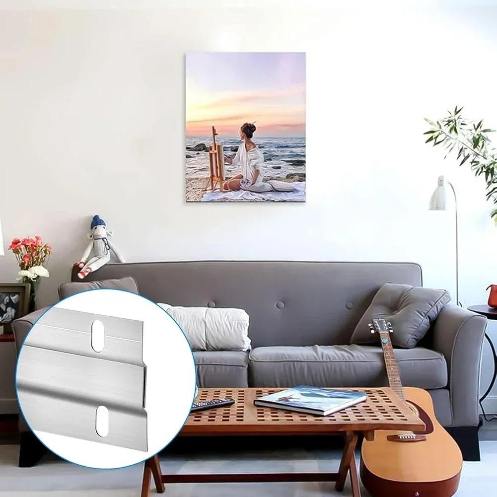 For Art Display Heavy-duty Picture Hangers Picture Hanging Kit Installation Tools Included Rubber Bumpers For Protection