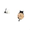 Modern Ceramic Giraffe Statue Centerpiece And Wall Clock Ornament for Office Desk Bedroom Bookshelf