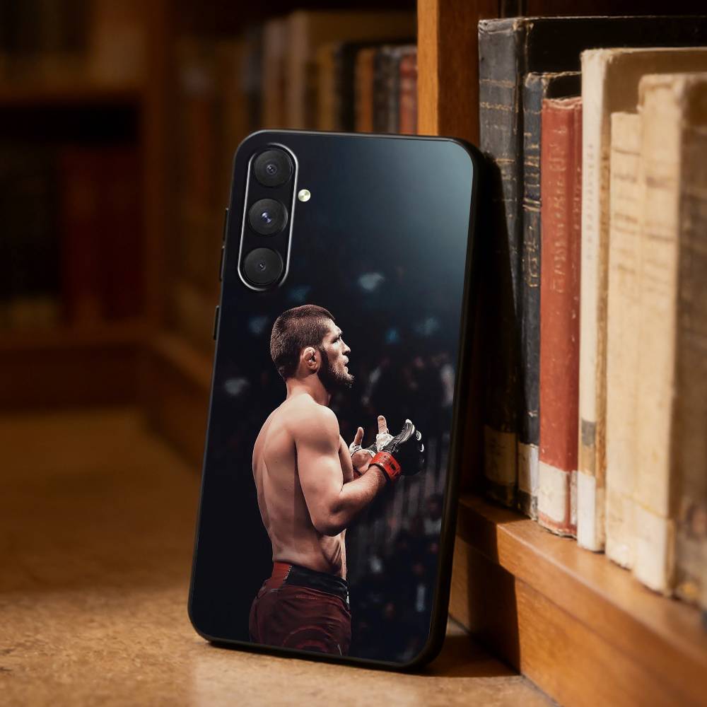 I-Islam Makhachev  Phone Case For Samsung S26,S25,S24,S23,S22,S21,Ultra,Plus,FE Black Soft Cover Samsung S25ULTRA