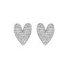 Luxenter Shinaz Earrings with Brilliant Cubic Zirconia Rhodium-plated