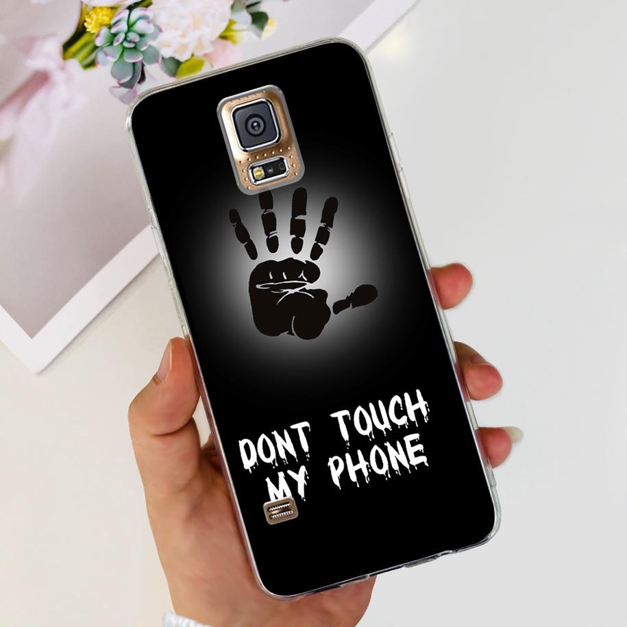 For Samsung Galaxy S5 Case G900F G900I i9600 S 5 Back Cover Cool Painted Soft Silicone Clear Phone Case For Samsung S5 Neo Coque