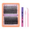 240 Clusters D Song Single Cluster False Eyelashes Natural Thick Diy Segmented Grafting Multi-Haired Eyelashes