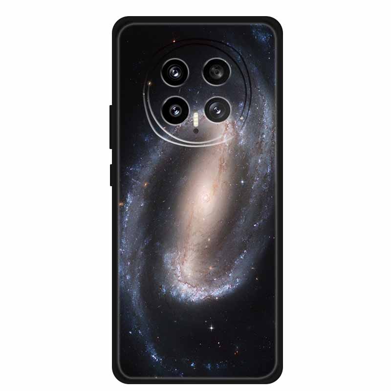 Mobile Phone Protective Case For Honor Magic8 5G Floral Painted Soft Black Silicone Back Cover For Honor Magic 8 2025 Case Funda