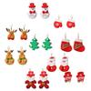 Felt Ornaments Christmas Tree Decoration Convenient Hanging Reindeer Pendant Santa Claus Design Christmas Tree Hanging