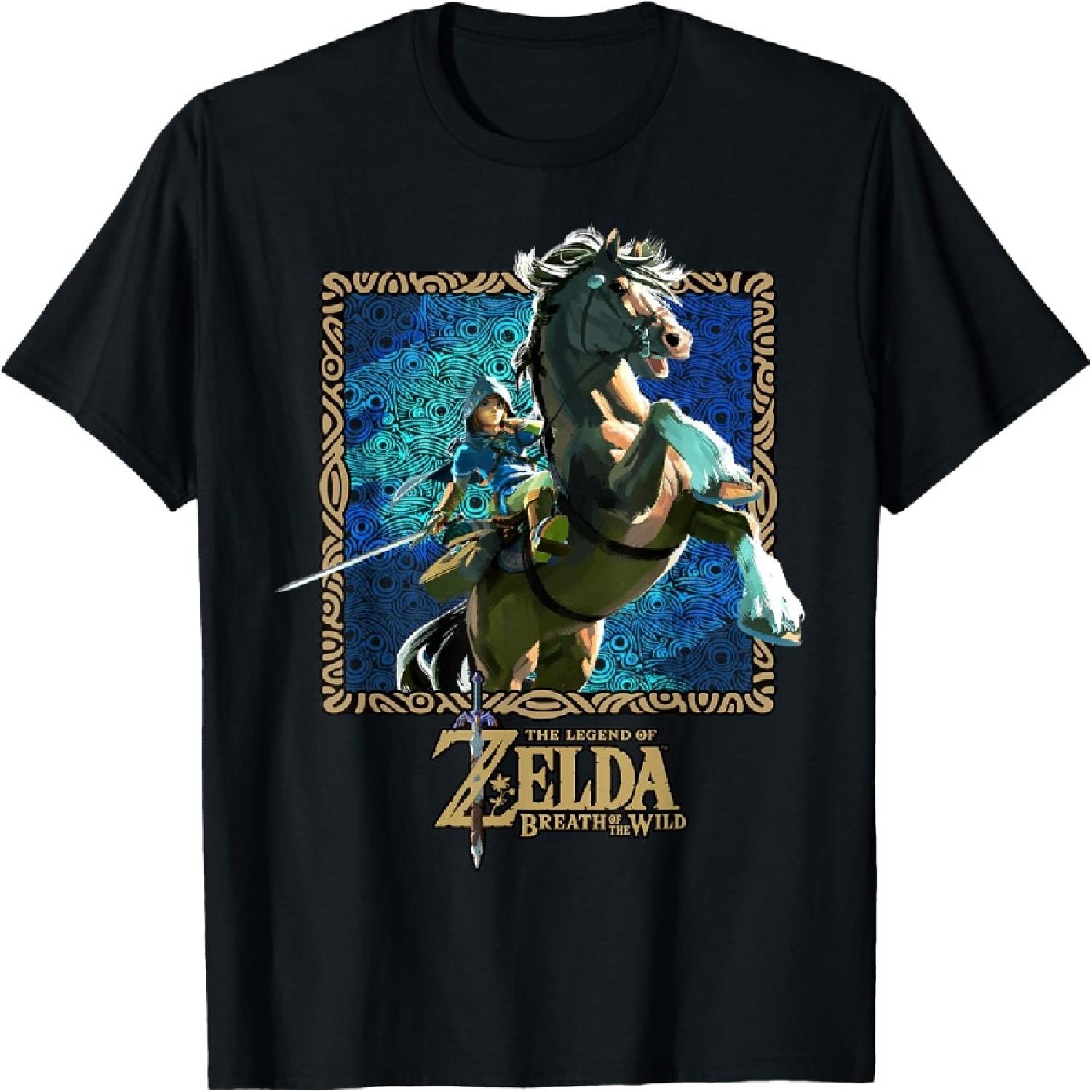 Футболка с принтом-постером The Legend of Zelda Breath Of The Wild XXXXXL разноцветный