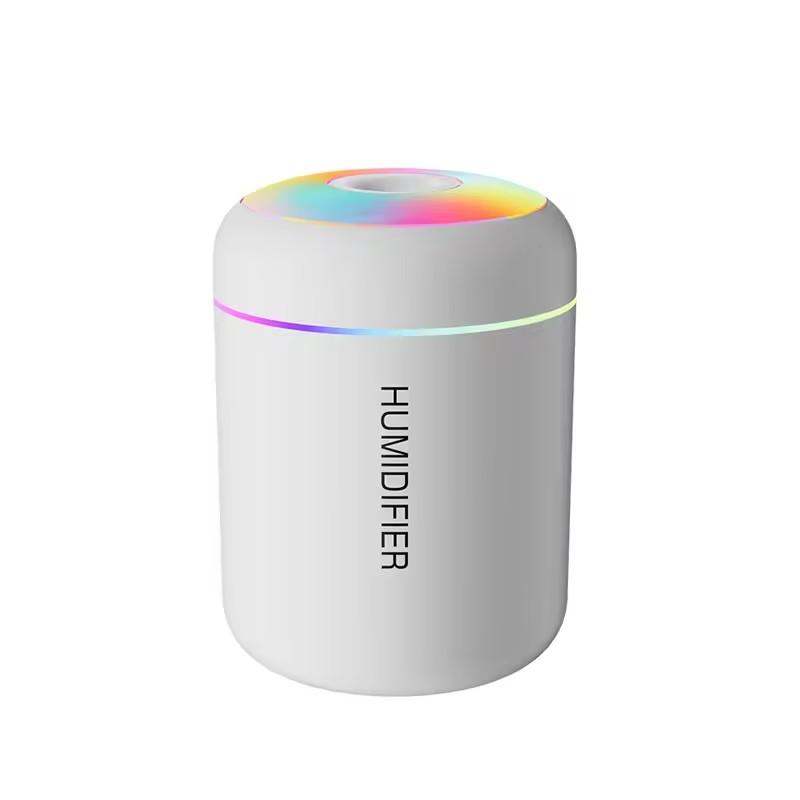 180ML Mini Air Humidifier USB Aroma Diffuser Essential Oil Purifier Mist Maker Colorful Lights Humidificador For Home Car Office