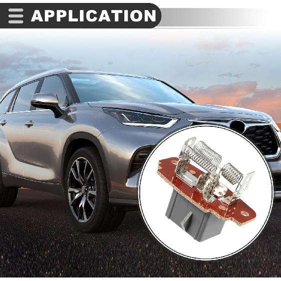 

Motoforti HVAC Blower Motor Resistor Heater, for Ford for Ranger for Ford Explorer 1995-2001, Metal Plastic, NO.4L5Z19A706AA, Silver Tone