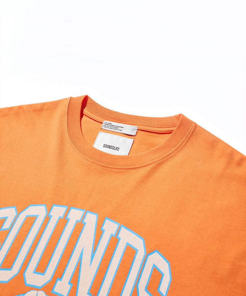 SOUNDSLIFE Sounds Graphic T-Shirt Orange