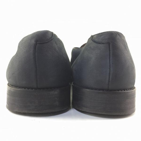 80s-90s Vintage YANKO Monk Strap Shoes Navy size 8.5EE 26.5 Men's(USED)