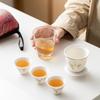 MeiLAN Portable Ceramic Gongfu Travel Tea Set