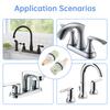 RP25513 Faucet Cartridge Stem Repair Kit Replacement for Delta Two Handle Bathroom Shower