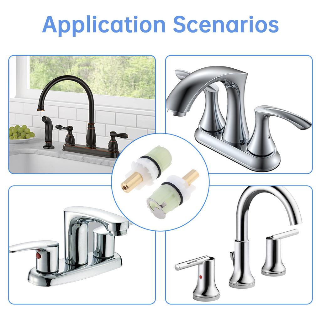 RP25513 Faucet Cartridge Stem Repair Kit Replacement for Delta Two Handle Bathroom Shower